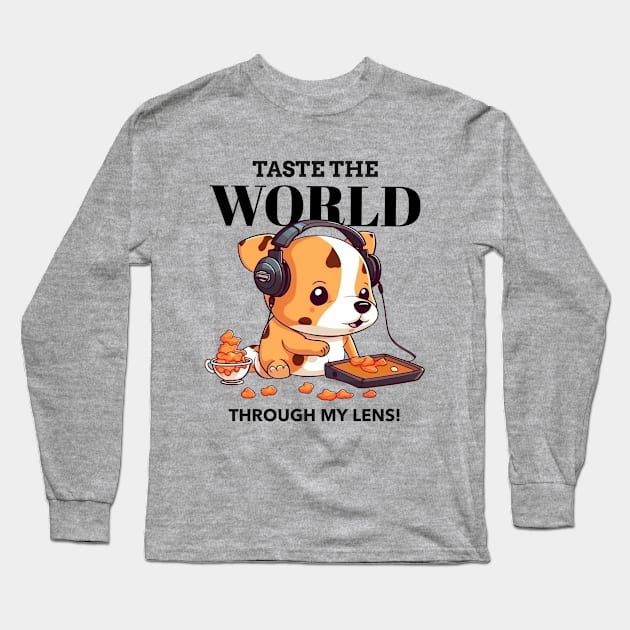 Food bloggers help you taste worlds Long Sleeve T-Shirt by Hermit-Appeal